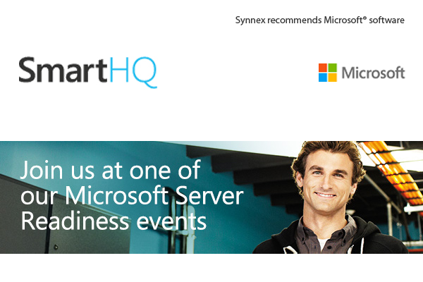 SmartHQ - Microsoft - Join us at one of our Microsoft Server Readiness events